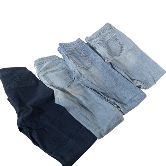 Bundle of Old Navy Denim Dark and Light Wash Straight and Skinny Back to School - Picture 2 of 16